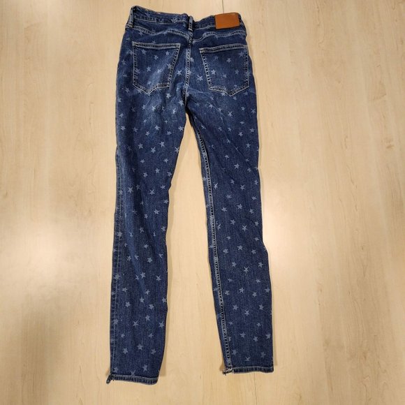 H&M HM Jeans Womens size 29 stars print LOGG good condition - Picture 2 of 11